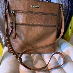 Estalon Leather crossbody bag